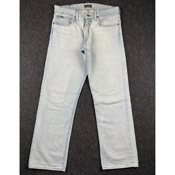 Polo Ralph Lauren Other - Polo Ralph Lauren Mens Light Wash Straight Leg Stretch Jeans 31x30 Fits 32x30